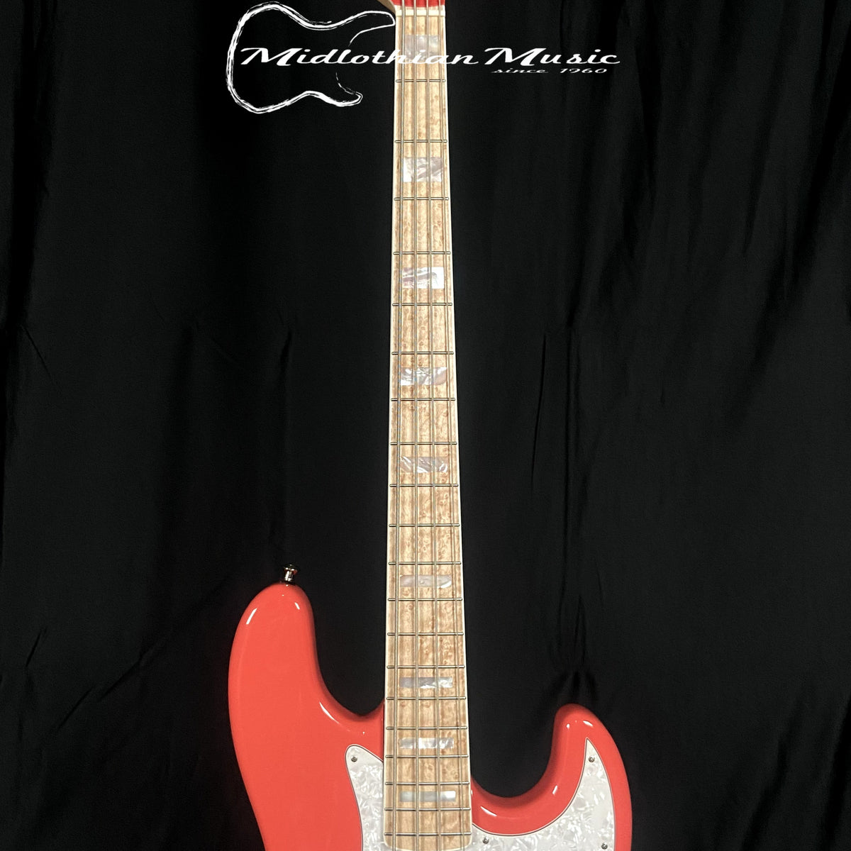 Lakland USA 44-60 Custom Jazz Bass - 4-String - Coral Gloss 