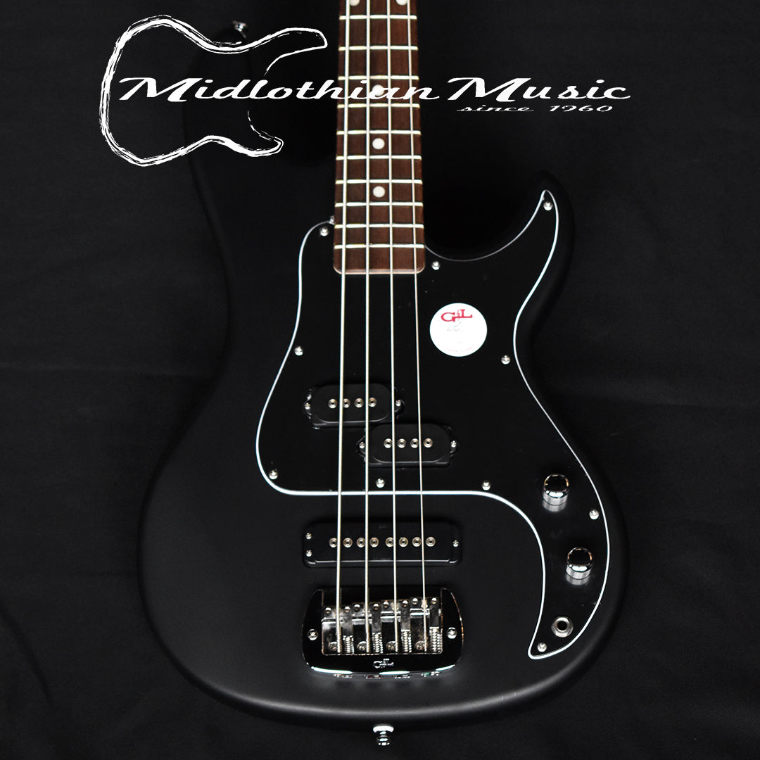 G&L Tribute SB-2 - Satin Black Finish - 4-String Electric Bass