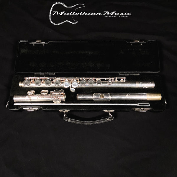 Gemeinhardt - Pre-Owned - Closed Hole 2SP - Silver Plated Flute w/Case & Cleaning Rod #F55453