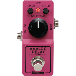 Ibanez ADMINI Analog Delay Mini Pedal - Pink Finish