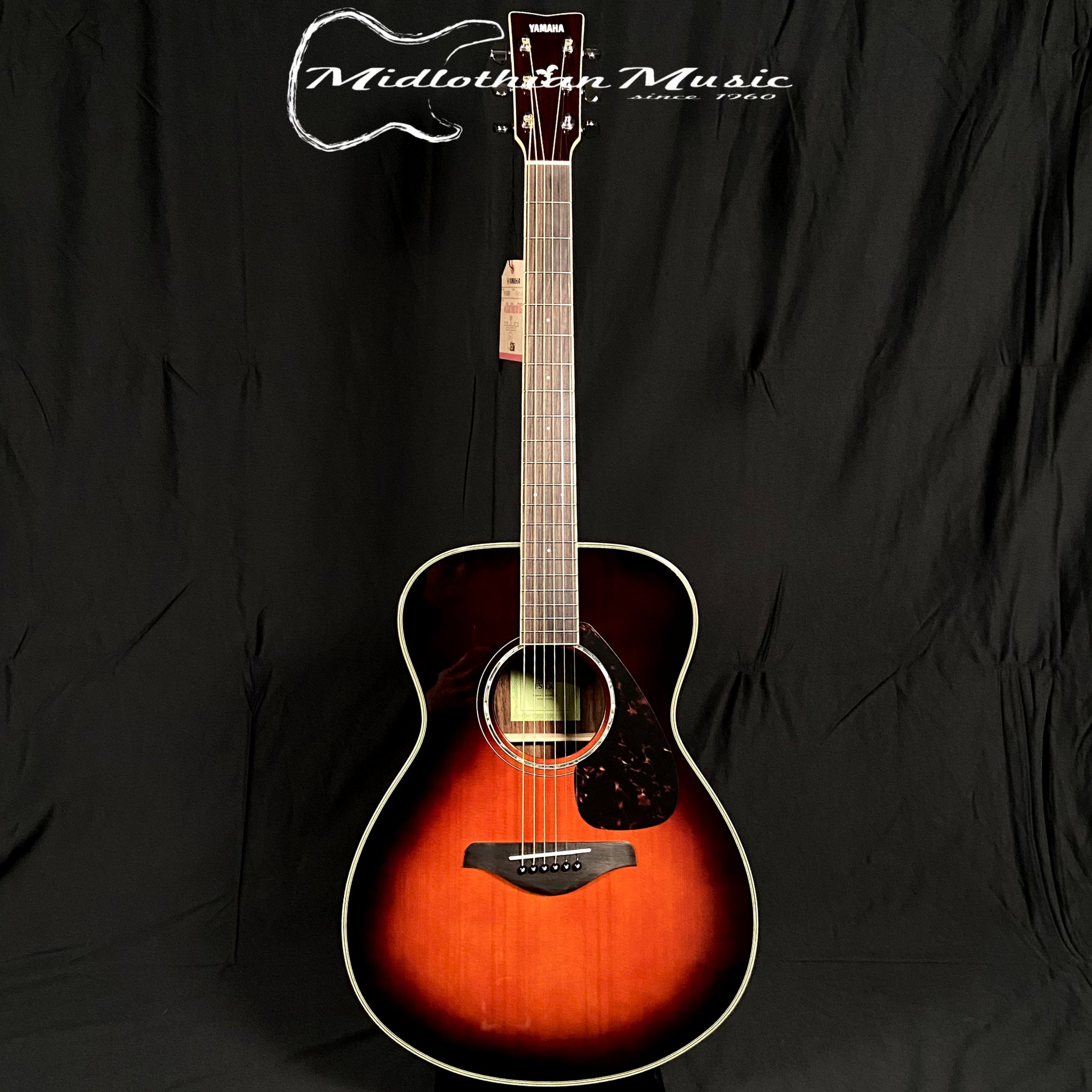 Yamaha FS830 - 6-String Small Body Acoustic Guitar - Tobacco Sunburst Finish