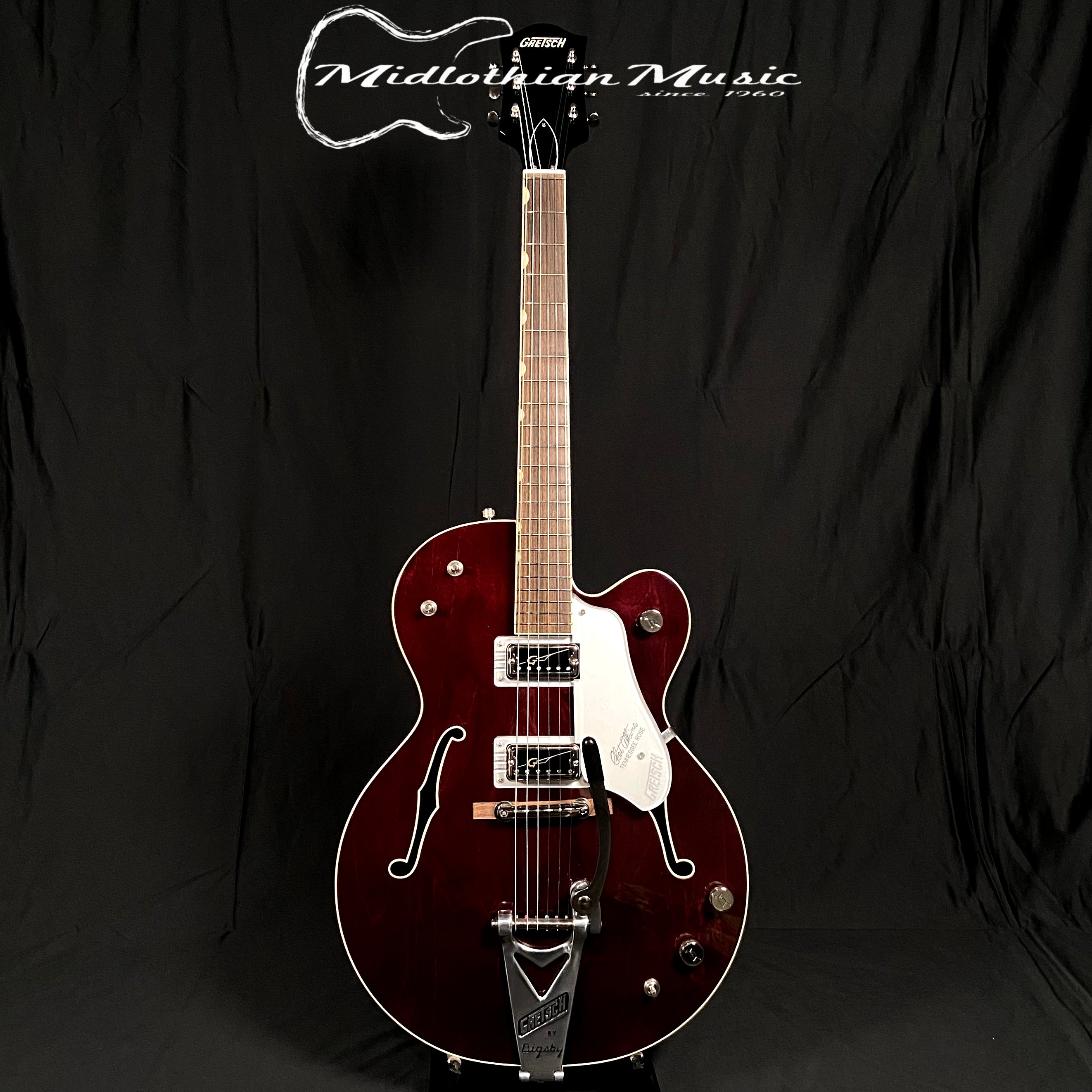 Gretsch G6119T-62 Vintage Select Edition - '62 Tennessee Rose - Hollow Body  w/Bigsby & Case - Deep Cherry Stain Finish