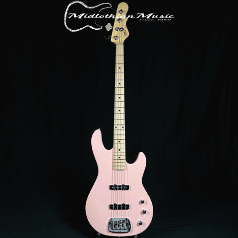 G&L Tribute JB-2 4-String Bass Guitar - Shell Pink Gloss Finish