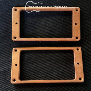 Guilford Guitars - Flat Mahogany Pickup Rings w/Light Stain - Guitar Accessories