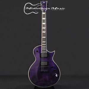 ESP LTD EC-1000 Electric Guitar - See Through Purple Gloss Finish (Open Box/Demo Model) - DISCOUNTED!