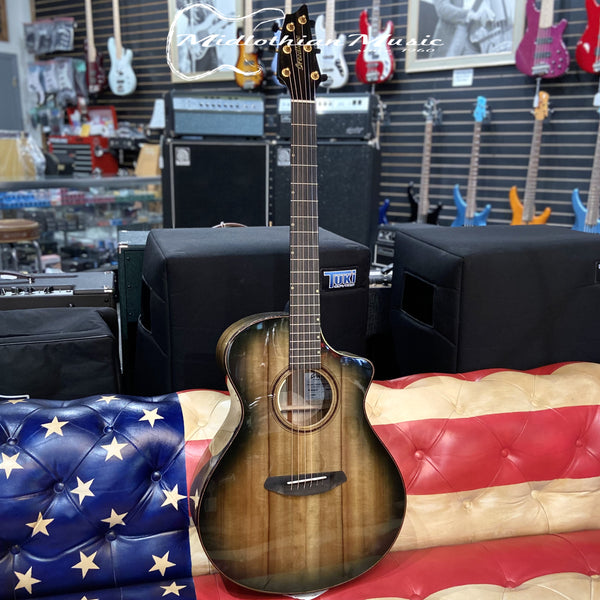 Breedlove Oregon Concert Harvest CE LTD - Myrtlewood Acoustic/Electric Guitar w/Case (27628)