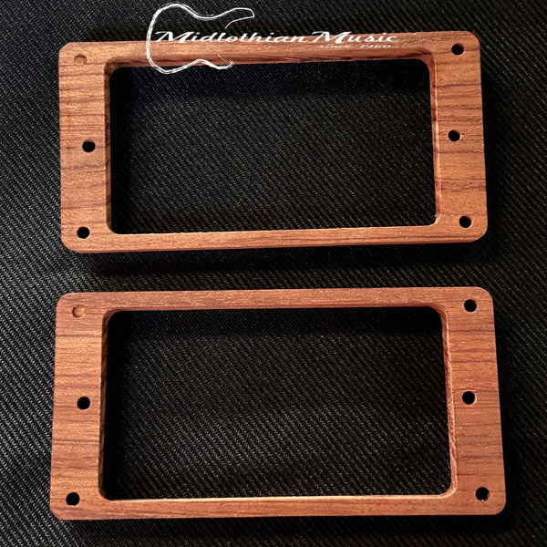 Guilford Guitars - Flat Mahogany Pickup Rings w/Dark Stain - Guitar Accessories