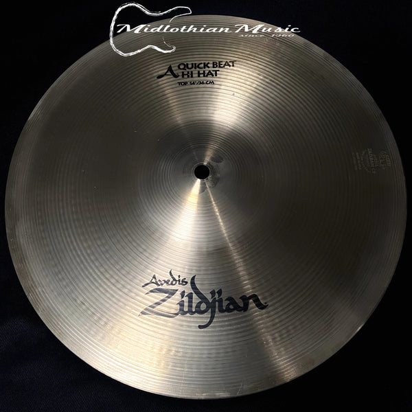 Zildjian Avedis A - 14" MasterSound & Quick Beat Hi-Hats (Top & Bottom) - Excellent! - USED