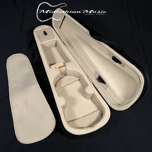 Palatino - 1/4 Violin Case - Nylon Hardshell & Foam Inside w/Carry Strap & Accessory Compartment