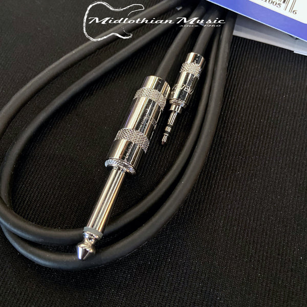 Conquest - IPQM 6 - 6' 1/4" To 1/8" Stereo (3.5mm) Audio Interconnect Cable