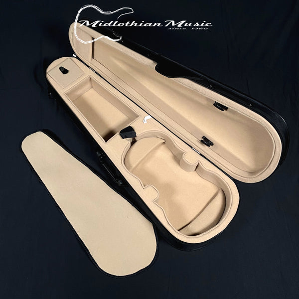 Palatino - 3/4 Violin Case - Nylon Hardshell & Foam Inside w/Carry Strap & Accessory Compartment