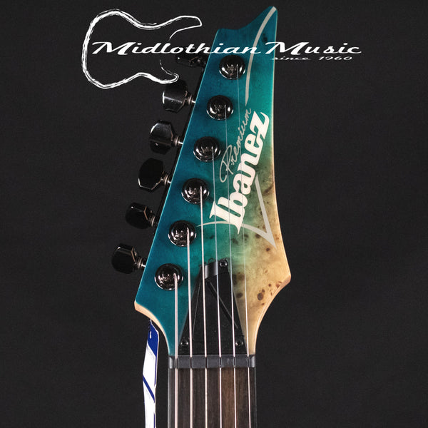 Ibanez Premium RG1121PB - Caribbean Islet Flat Finish w/Gig Bag (Display Model/Discounted)