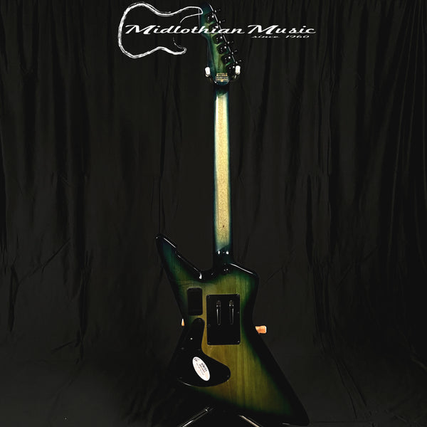 Schecter E-1 FR S (Floyd Rose + Sustaniac Pickup) Special Edition - Green Burst Finish