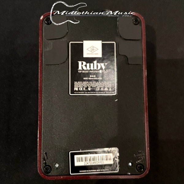 Universal Audio - Ruby '63 Top Boost Amplifier Pedal USED