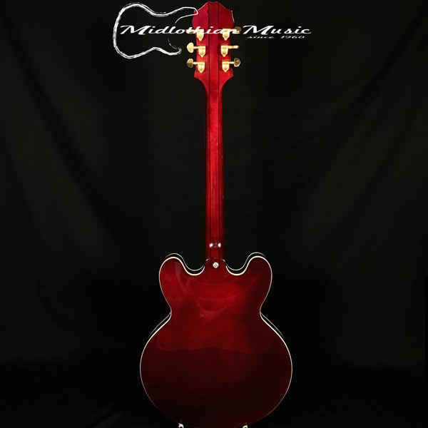 Epiphone - Sheraton-II Pro Semi-Hollow Electric Guitar w/Epiphone Case! - Wine Red Finish USED