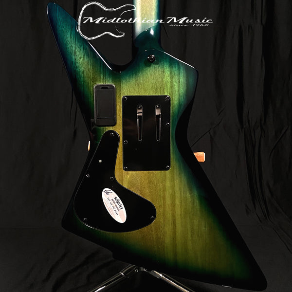 Schecter E-1 FR S (Floyd Rose + Sustaniac Pickup) Special Edition - Green Burst Finish