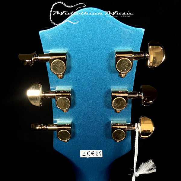 Gretsch - G2655TG Streamliner Center Block Jr. Double-Cut w/Bigsby LTD - Riviera Blue