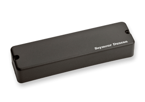 Seymour Duncan - ASB-6b - Phase I 6-String Active Soapbar Bass Pickup - Bridge Position - Black Finish (11407-06)