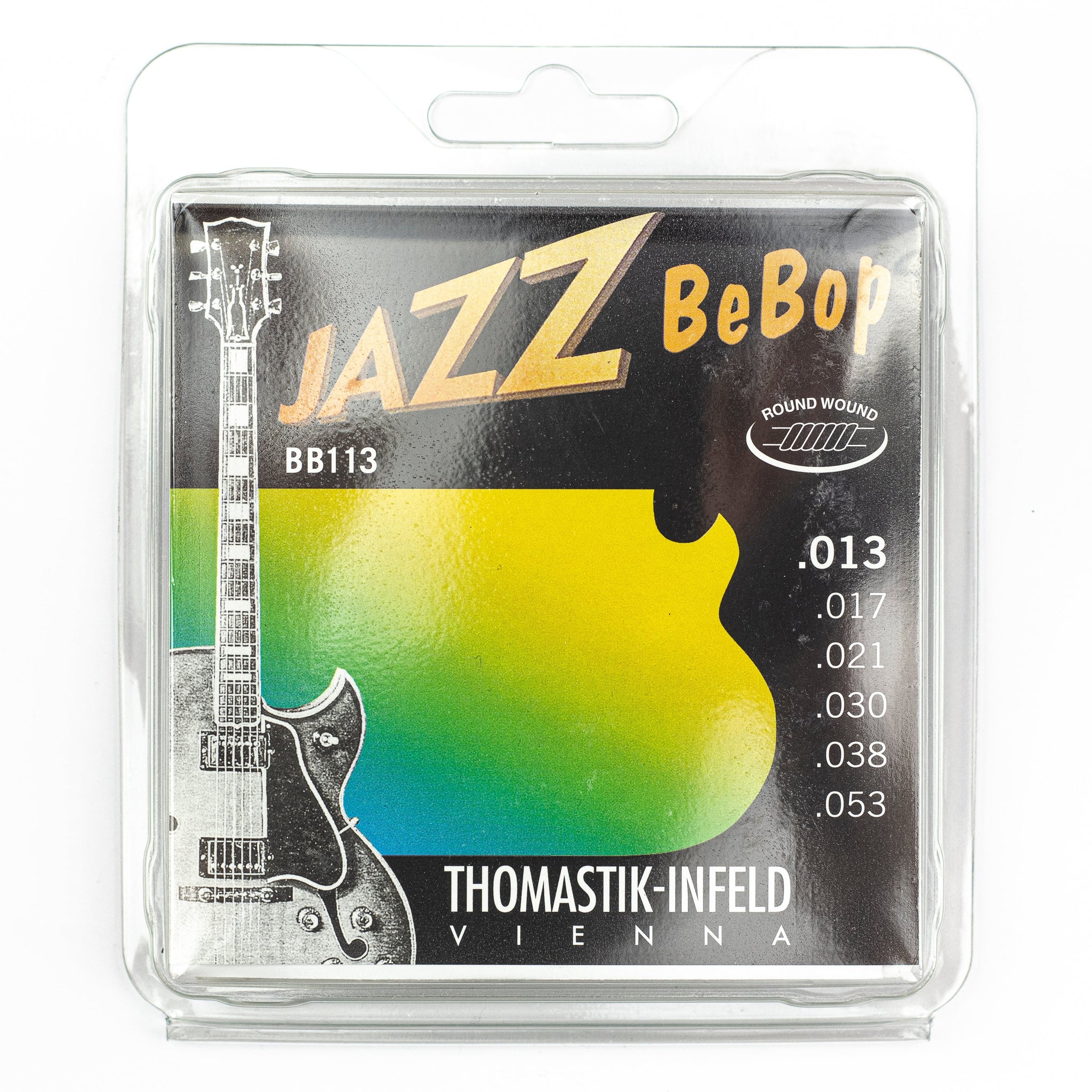 Thomastik Infeld Vienna - Jazz BeBop Roundwound BB113 Electric Guitar Strings - 13-53 (1 Pack)