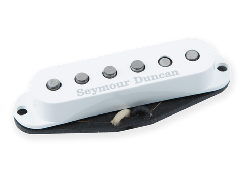 Seymour Duncan SSL-1 - Vintage (Staggered) For Strat Single Coil Pickup - Neck/Middle/Bridge Position - White Finish (11201-01)