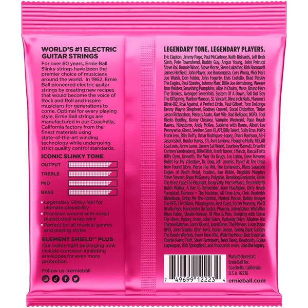 Ernie Ball 2223 - Super Slinky - Nickel Wound Electric Guitar Strings - .009-.042 (3-Pack)