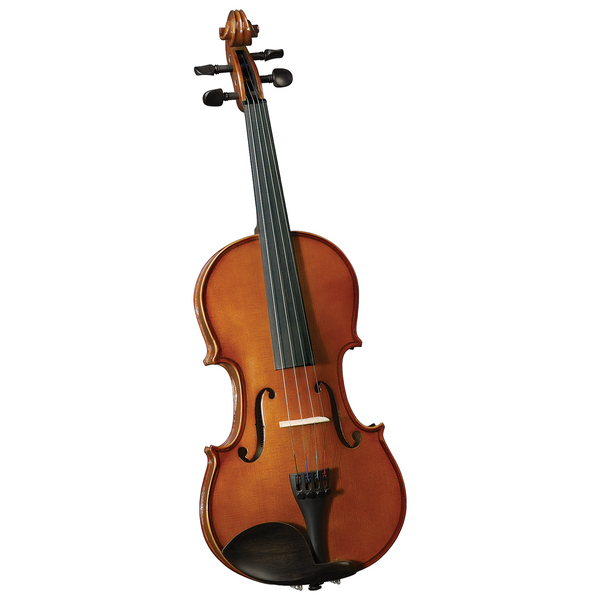 Anton Breton - AB-20 3/4 - Student Violin Outfit (Bow & Case) – Warm Brown Gloss Finish – 3/4 Size (Free Setup)