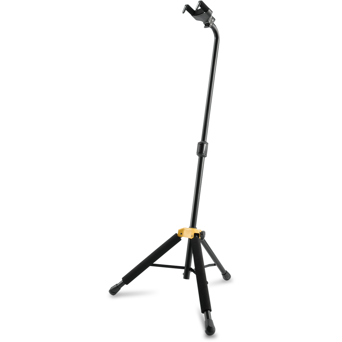 Hercules GS414B PLUS Heavy Duty Hanging Guitar Stand - Black/Yellow Finish