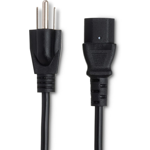 Hosa PWC-148 - IEC C13 To NEMA 5-15P Power Cord - 8 Feet