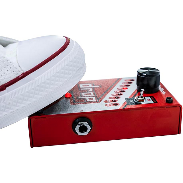 DigiTech - Drop - Polyphonic Drop-Tune Pitch-Shift Pedal - Red/White Finish