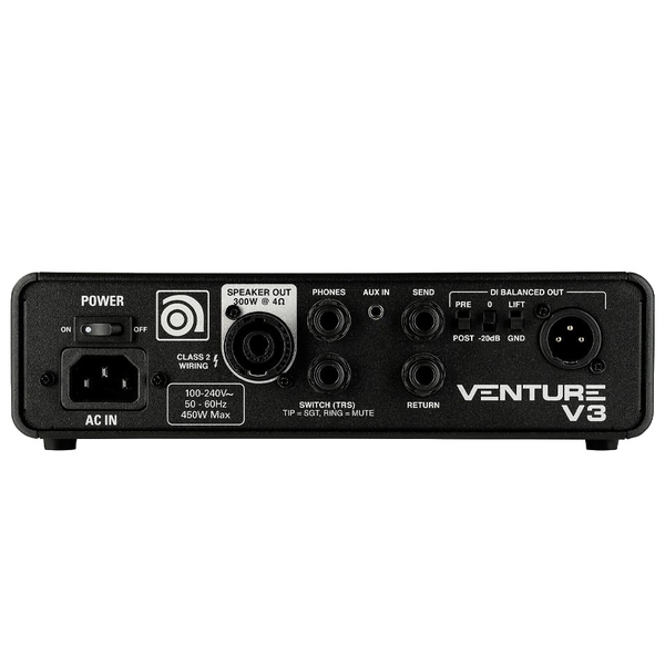 Ampeg - Venture V3 - 300-Watt Compact Bass Amplifier Head