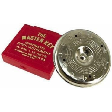 Kratt - MK2-S Master Key Pitch Pipe - C To C w/Note Selector & Case - 1 Piece