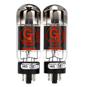 Groove Tubes GT-6L6-RD-M Amplifier Power Tubes - Medium (Rating 5) Matched Duet (113515) (Pair)