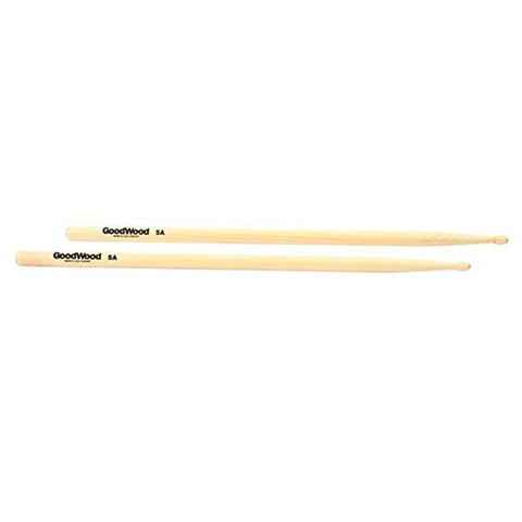 Goodwood USA Hickory Drumsticks - 5A - Wood Tip (1 Pair)