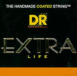 DR Strings - EXR-12 - EXTRA-Life - Clear Phosphor Bronze - For Acoustic Guitar - 12-54 (1 Pack)