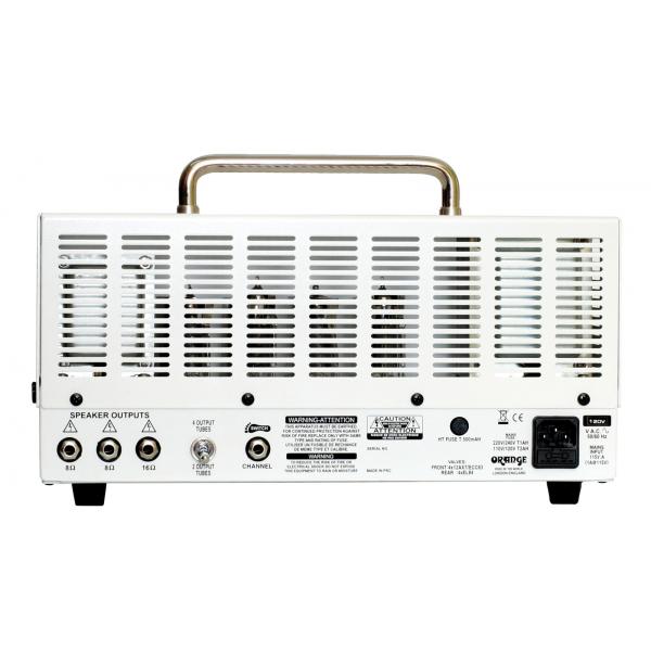 Orange - Dual Terror 30/15/7-Watt - 2-Channel Tube Head Amplifier - White Finish