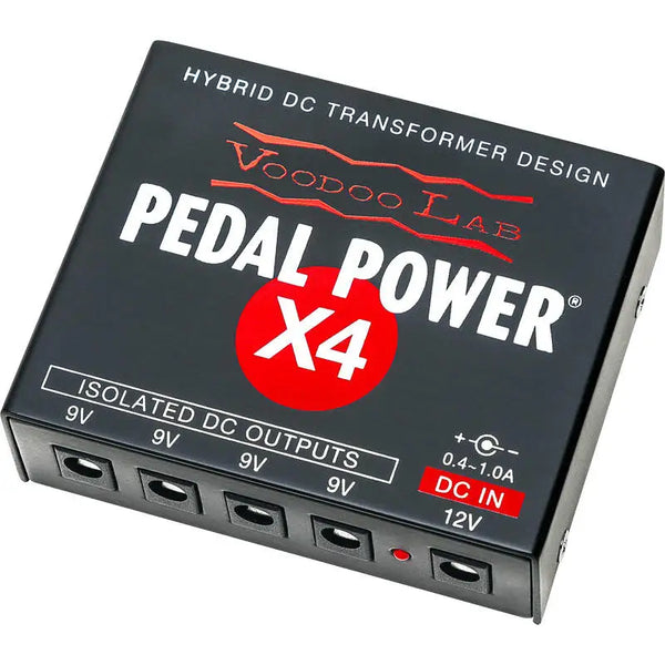 Voodoo Lab - Pedal Power X4 - 4 Isolated 9V 500mA DC Outputs