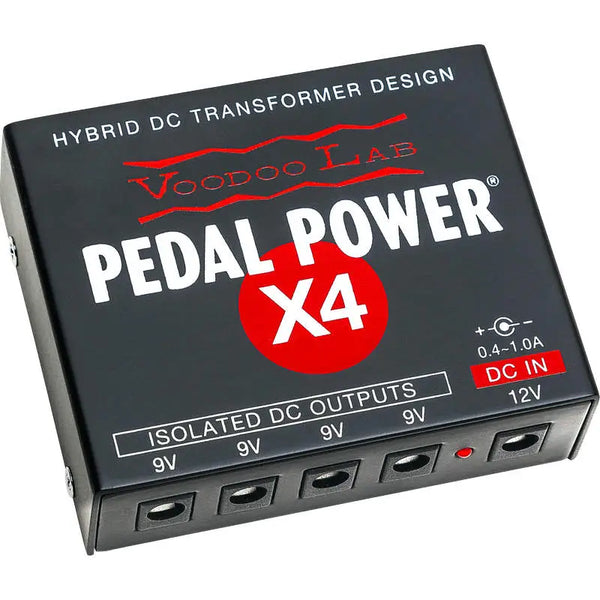 Voodoo Lab - Pedal Power X4 - 4 Isolated 9V 500mA DC Outputs