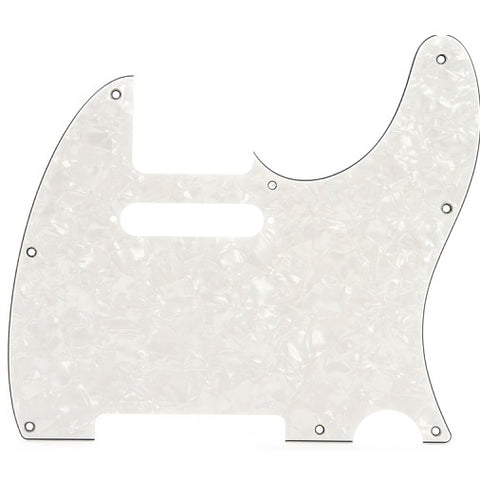 WD Custom Pickguards - For Fender Telecaster Or Similar Style - Pearl White Finish