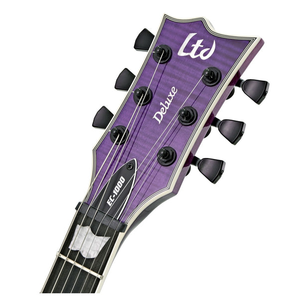 ESP LTD EC-1000 Electric Guitar - See Through Purple Gloss Finish (Open Box/Demo Model)