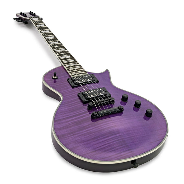 ESP LTD EC-1000 Electric Guitar - See Through Purple Gloss Finish (Open Box/Demo Model) - DISCOUNTED!