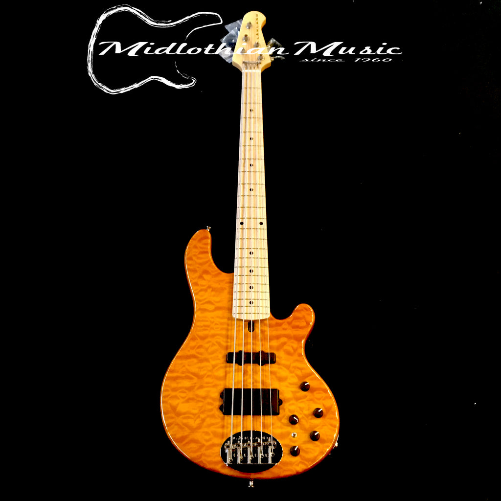 Lakland 55-94 USA Deluxe - 5-String Electric Bass Guitar - Amber